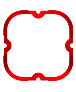 KC HiLiTES FLEX ERA 4 Color Bezel Ring Red (ea)