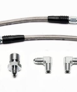Wilwood GM 1500/2500 Rear (w/13in Rotor) 10in OAL Flexline Brake Hose w/Fittings