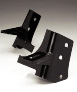 KC HiLiTES 97-06 Jeep TJ A-Pillar Windshield Hinge Light Mount Bracket Set (Pair) - Black