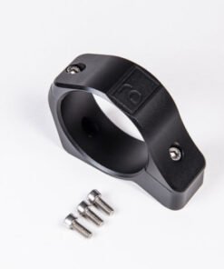 Radium Engineering 2-Piece Fuel Pump Clamp 60mm - Black W/ Logo