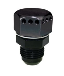 Moroso Poitive Seal Vented Fitting -10An Male - Aluminum - Single
