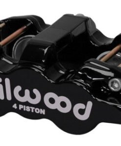 Wilwood Caliper-Aero4-R/H - Black 1.88/1.62in Pistons 1.25in Disc