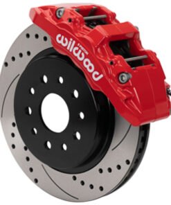 Wilwood 07-18 Jeep Wrangler (JK) Aero6-DM Front Brake Kit - D&S - Red