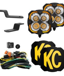 KC HiLiTES 21+ Ford Bronco FLEX ERA 4 2-Light Sys Ditch Light Kits (Spot Beam)