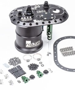 Radium Engineering Brushless Ti Automotive E5LM Fuel Cell Surge Tank (Pumps NOT Included)