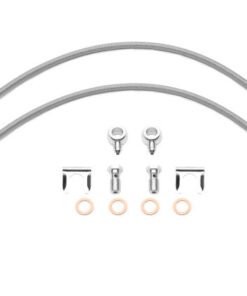Wilwood Flexline Kit 24in 7/16-20in Banjo - 5/8-26in Male Bulkhead (Fits D52 Caliper)