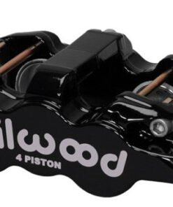 Wilwood Caliper-Aero4 - Black 1.12/1.12in Pistons 0.81in Disc