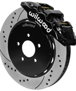 Wilwood Aero6R Front Big Brake Kit 14in Slotted Black Powder Coat 94-04 Ford Mustang SN95