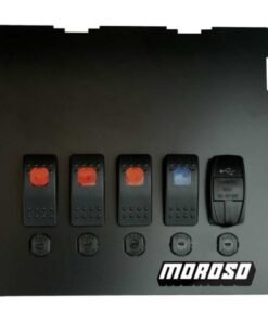 Moroso 99-04 Mazda Miata NB Radio/HVAC Pocket Block Off Plate With Switches