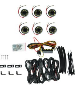 KC HiLiTES Cyclone V2 LED - Rock Light - 6-Light System - Clear - 5W Flood Beam