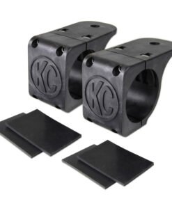 KC HiLiTES Universal Tube Clamp Light Mount Bracket Set / 1.75in. to 2in. Bar (Pair)