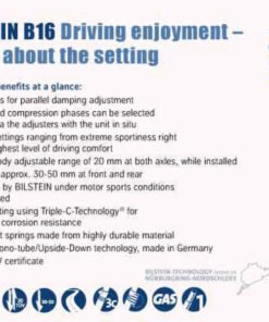 Bilstein B16 (PSS10) 13-15 BMW 228xDrive / 328xi / 435xi Front & Rear Perf Susp System