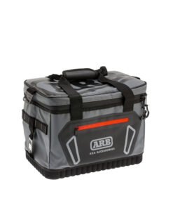 ARB Cooler Bag Charcoal w/ Red Highlights 15in L x 11in W x 9in H Holds 22 Cans