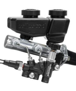 Wilwood Remote Tandem M/C Kit w/Brkt and Valve - 1in Bore Black