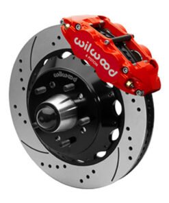 Wilwood Narrow Superlight 6R Front Truck Kit 14.00in Red 88-98 GMC Truck C1500/C2500
