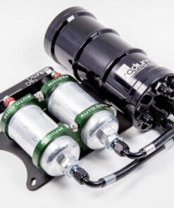 Radium Engineering Dual External Bosch 044 Horizontal Fuel Surge Tank (Pumps Not Incl)