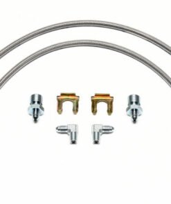 Wilwood Flexline Kit 22 inch 3/8-24 to 90 Degree
