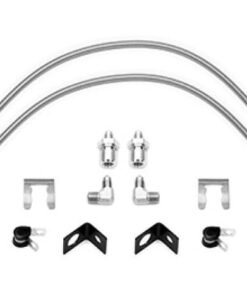 Wilwood Flexline Kit 25 inch 3/8-24 to 90 Degree