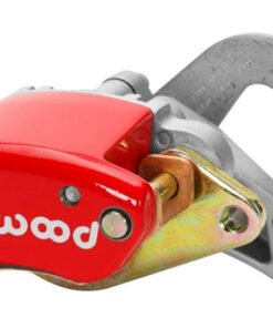 Wilwood Caliper-MC4 Mechanical-L/H - Red w/ Logo 1.19in Piston .81in Disc
