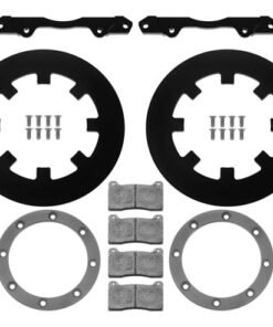 Wilwood 17-21 Can-Am X3RS Red Front Kit 11.25in - Undrilled Rotors