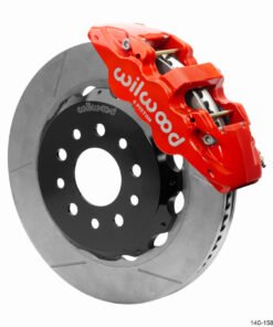 Wilwood AERO6 Front Hat Kit 14.00 Red 2018-Up Jeep JL w/Lines