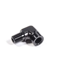 Radium Engineering 1/8in NPT Male to Female 90 Degree Fitting