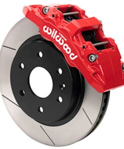 Wilwood 07-18 Chevy Silverado/GMC Sierra Aero6-DM Front Brake Kit - Slotted - Red
