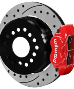 Wilwood Ford Explorer 8.8in Rear Axle Dynalite Disc Brake Kit 12.19in Drill/Slot Rotor Red Caliper
