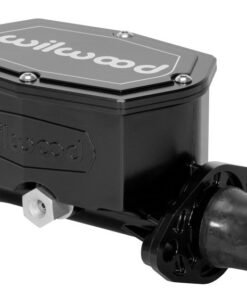 Wilwood Compact Tandem Master Cylinder - 1in Bore - w/Pushrod (Black)