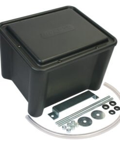 Moroso Sealed Battery Box Black w/Mounting Hardware - Black